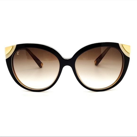 Louis Vuitton Accessories - Authentic LV Louis Vuitton Brown Amber Cat Eye Sunglasses